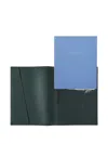 Smythson Leather Notebook Folder In Green
