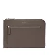 Smythson Leather Organiser Pouch In Brown