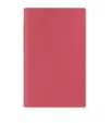 Smythson Leather Panama Pocket Notebook In Pink