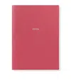 Smythson 2026 Soho Panama Leather Diary In Pink