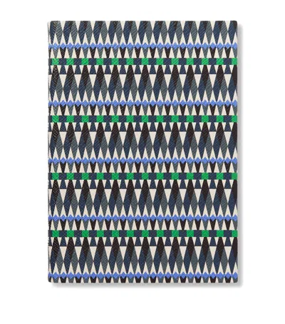 Smythson Leather Soho Notebook In Green