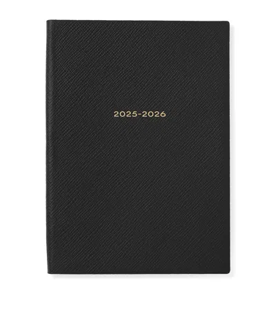 Smythson Leather Soho Planner In Black