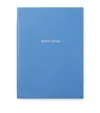 Smythson Leather Soho Planner In Blue