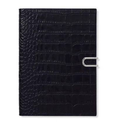 Smythson Leather Soho Weekly Diary 2027 In Blue