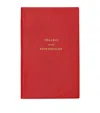 Smythson Leather Travel And Experiences Panama Notebook In Red