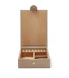 Smythson Leather Travel Box In Beige