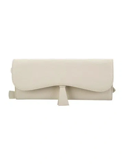 Pre-owned Smythson Leather Travel Case In Neutral