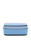 Smythson Leather Travel Pouch In Blue