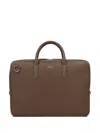 Smythson Ludlow Briefcase In Brown