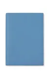 Smythson Evergreen Refillable Notebook In Ludlow In Blue