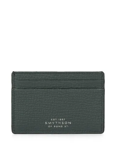 Smythson Ludlow Leather Cardholder In Black