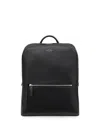 Smythson 러들로 지퍼 백팩 In Black