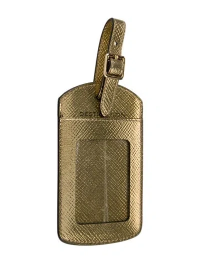 Pre-owned Smythson Luggage Tag
