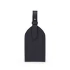 Smythson Luggage Tag In Ludlow In Navy