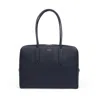 Smythson Lytton Shoulder Bag In Ludlow In Navy
