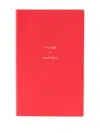 Smythson Make It Happen Panama Notebook In Red