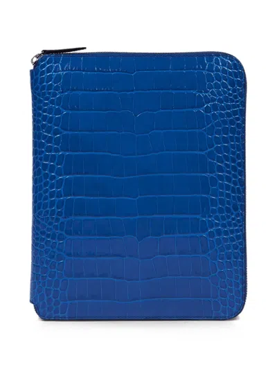 Smythson Mara Din A5 Schreibordner In Blue