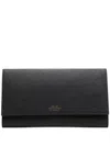 Smythson Womens Black Marshall Panama Cross-grain Leather Travel Wallet In Black