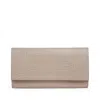 Smythson Marshall Travel Wallet In Mara In Sandstone
