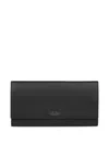 Smythson Marshall Travel Wallet In Panama In Black