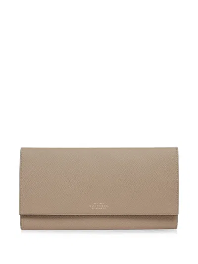 Smythson Marshall Wallet In Neutral