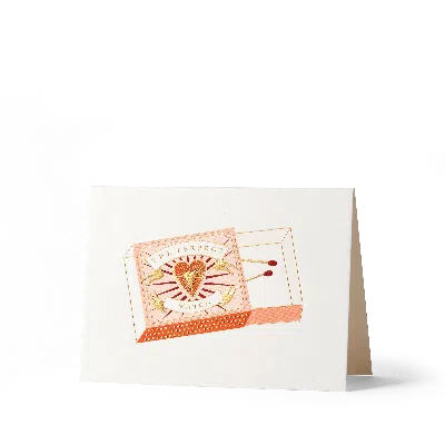 Smythson Matches Small Valentine's Day Card