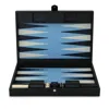 Smythson Medium Backgammon Case In Panama In Black