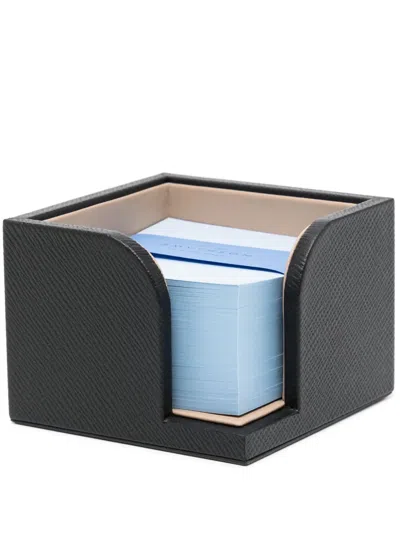 Smythson Memo Block In Black