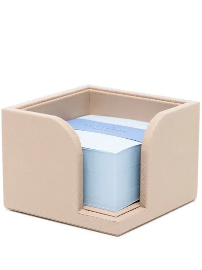 Smythson Memo Block In Neutrals