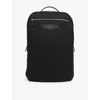 Smythson Mens Brand-patch Norton-canvas Backpack Black In Black