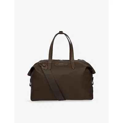 Smythson Mens Norton Canvas Travel Bag