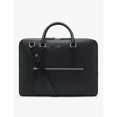 SMYTHSON MENS SMYTHSON LUDLOW LARGE GRAINED-LEATHER BRIEFCASE
