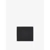 Smythson Mens Panama 6-card Slot Leather Wallet Black