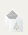 Smythson Metallic Tree Cards, Set Of 10