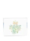 Smythson Mistletoe Christmas Gift Card Set In White