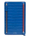 Smythson Multi-zip Case In Blue