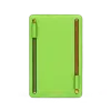 Smythson Multi-zip Case In Panama In Apple Green