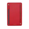 Smythson Multi-zip Case In Panama In Scarlet Red