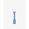 Smythson Panama Leather Travel Tag Nile Blue In Nile Blue