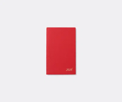 SMYTHSON NOTEBOOKS SCARLET RED UNI