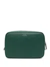 Smythson Organizer Pouch In Green