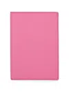Smythson 파나마 크로스 그레인 여권 커버 In Pink