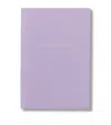 Smythson Panama Leather Chelsea Wonder Woman Notebook In Purple