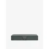 Smythson Panama Leather Cufflinks Box