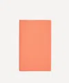 Smythson Panama Leather Notebook In Red