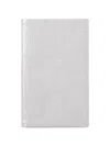 Smythson Panama Leather Notebook In White