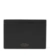 Smythson Panama Leather Passport Sleeve In Black