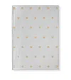 Smythson Panama Leather Soho Notebook In Metallic