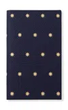 Smythson Stars Panama Notebook In Navy