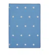 Smythson Panama Leather Stars Passport Cover In Blue